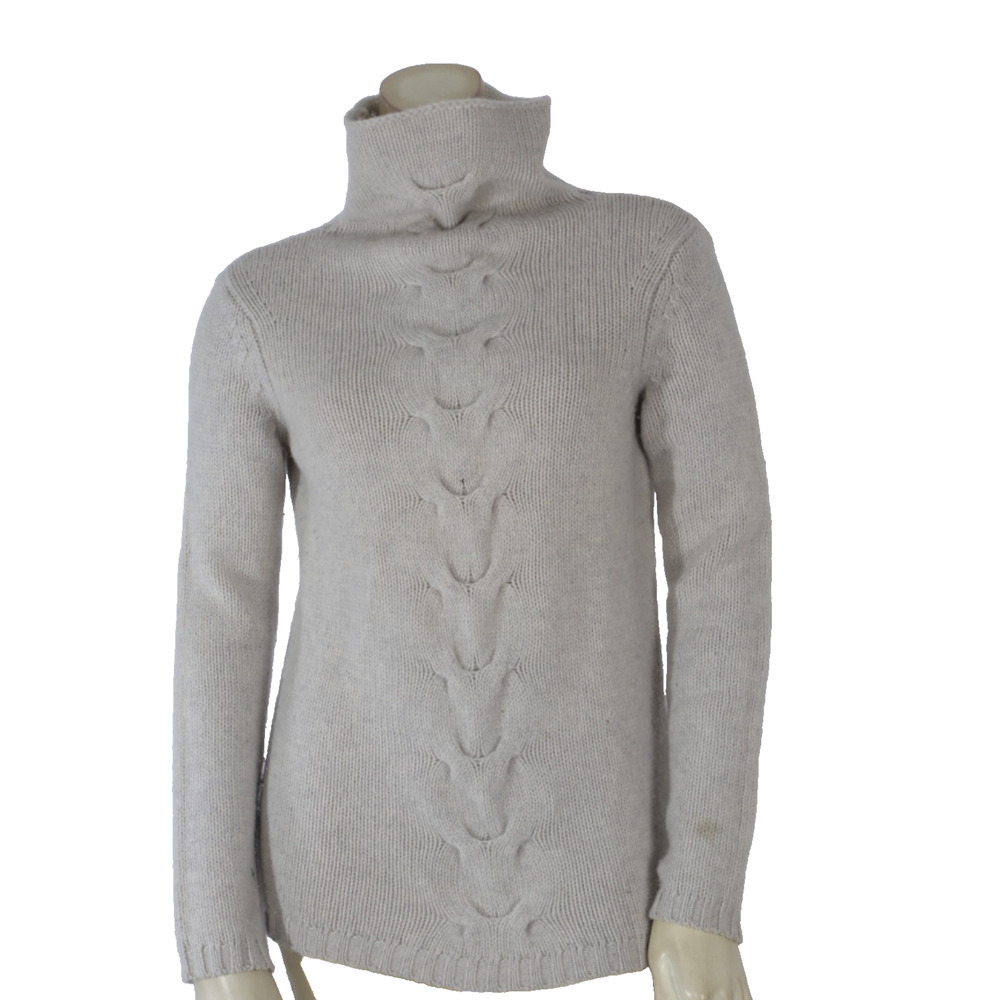 Asha 100% Cashmere Long Sleeve Turtleneck Sweater Size XS